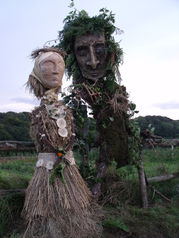 green man and corn dolly